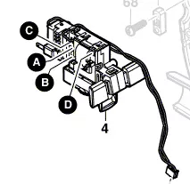 Interrupteur réf. 1 607 200 218 BOSCH